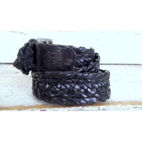 Tommy Hilfiger 1985 black woven leather belt - Picture 5 of 5
